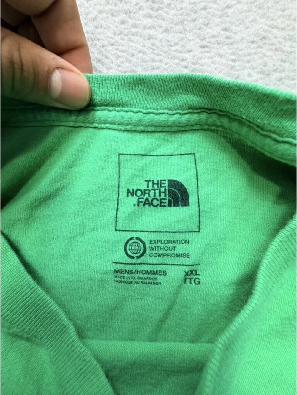 Vintage The North Face Mens T-Shirt XXL Green Outdoors Have More Fun Graphic